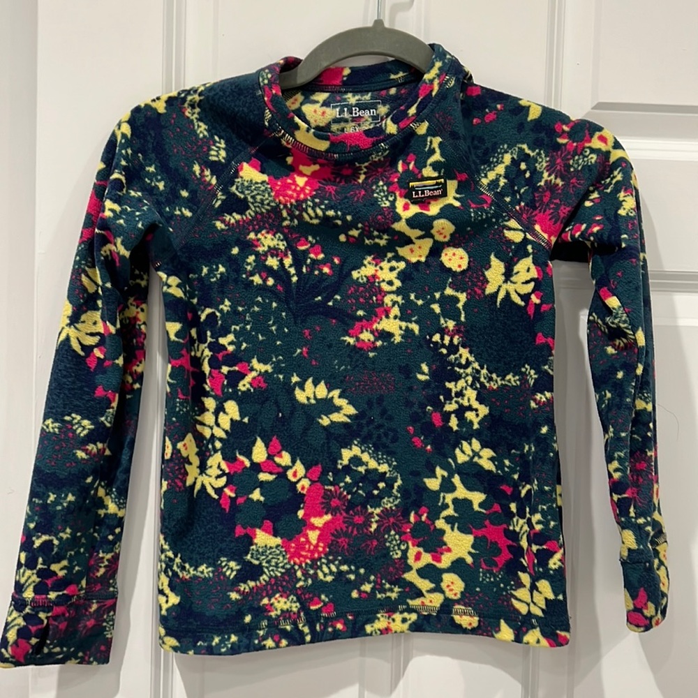 LL Bean fleece sweatshirt, size 6/7